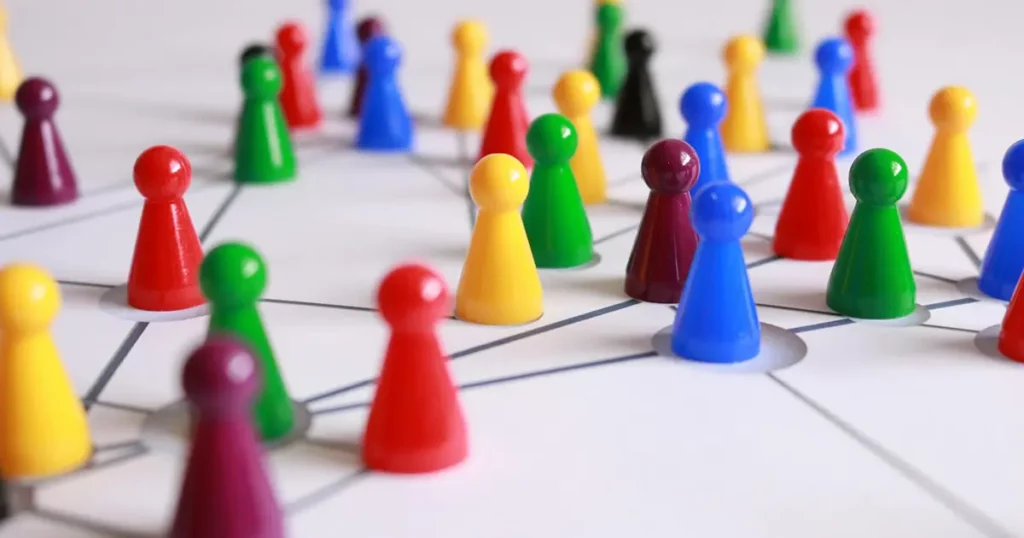 Omnichannel strategie - pionnen op een spelbord